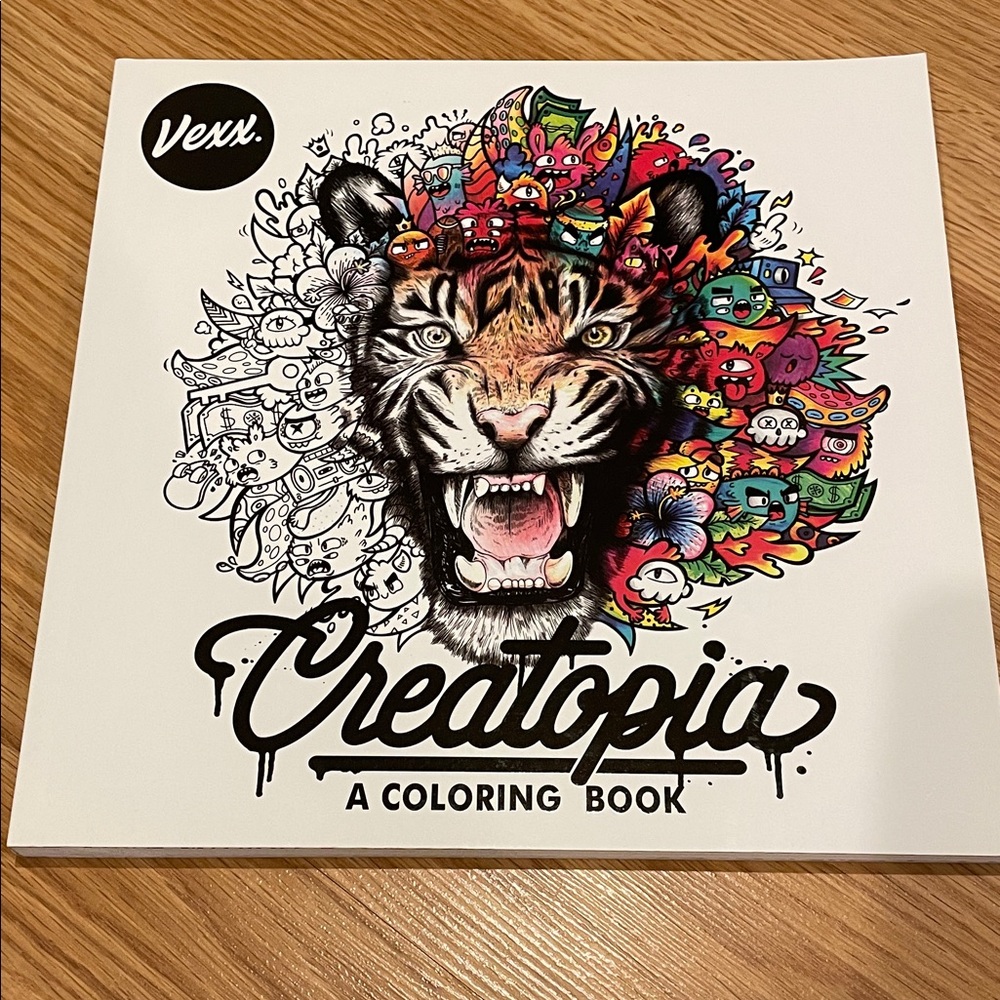 S-O-L-D. 
Vexx Creatopia Coloring Book